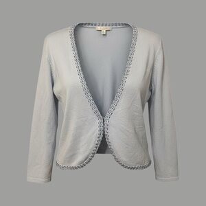 Casual Corner Beaded Cardigan